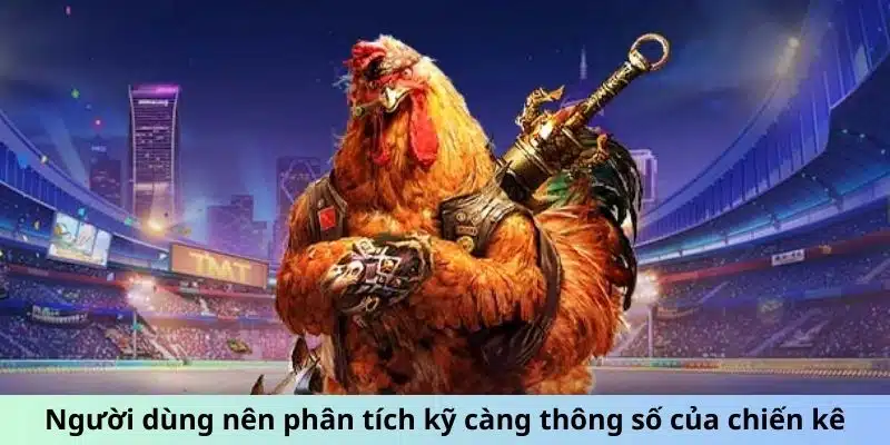 Người dùng nên phân tích kỹ càng thông số của chiến kê