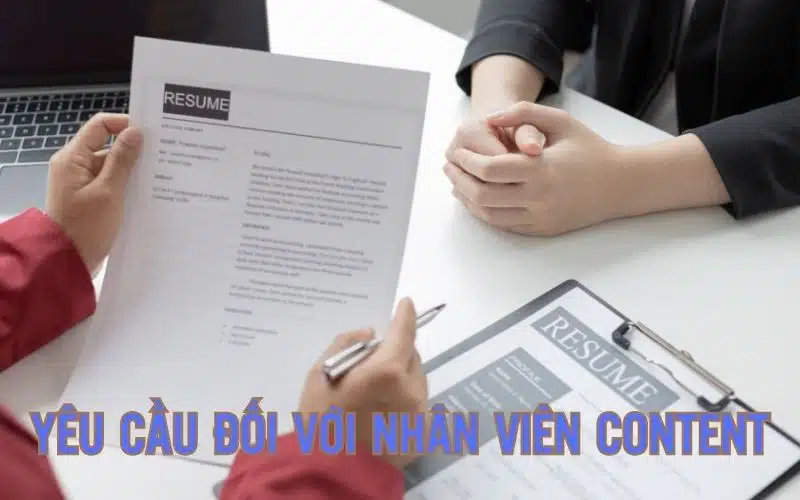 Content có thể yêu cầu làm việc online, offline linh hoạt